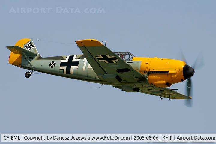CF-EML, 1939 Messerschmitt Bf-109E-4 C/N 3579, Messerschmitt Bf-109E-4  C/N 3579, CF-EML