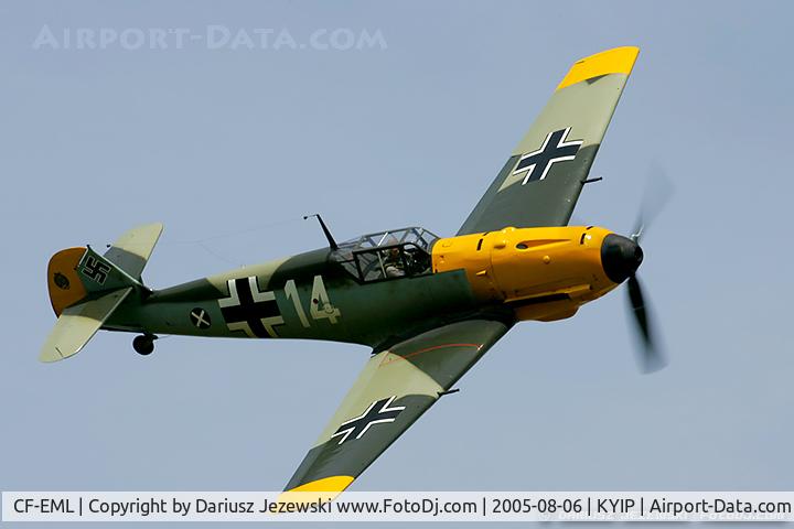 CF-EML, 1939 Messerschmitt Bf-109E-4 C/N 3579, Messerschmitt Bf-109E-4  C/N 3579, CF-EML
