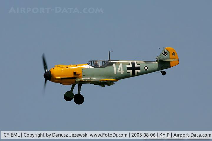 CF-EML, 1939 Messerschmitt Bf-109E-4 C/N 3579, Messerschmitt Bf-109E-4  C/N 3579, CF-EML