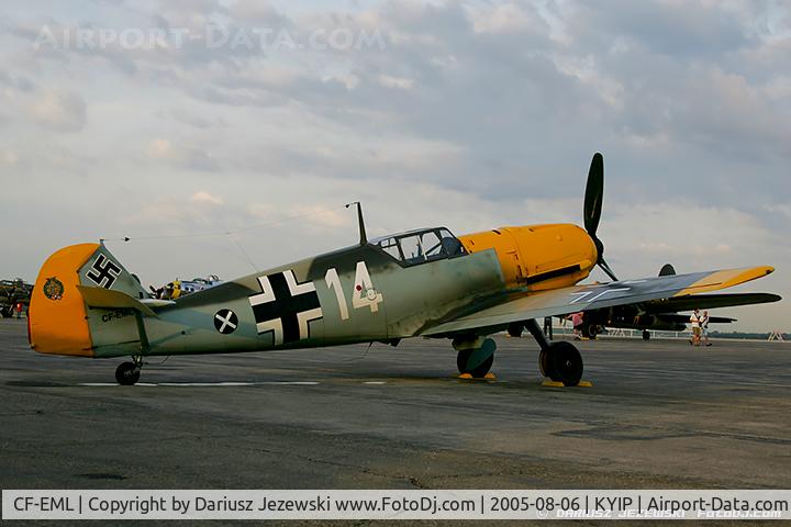 CF-EML, 1939 Messerschmitt Bf-109E-4 C/N 3579, Messerschmitt Bf-109E-4  C/N 3579, CF-EML