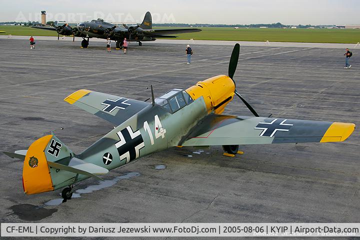 CF-EML, 1939 Messerschmitt Bf-109E-4 C/N 3579, Messerschmitt Bf-109E-4  C/N 3579, CF-EML