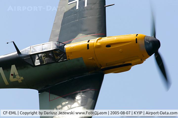 CF-EML, 1939 Messerschmitt Bf-109E-4 C/N 3579, Messerschmitt Bf-109E-4  C/N 3579, CF-EML