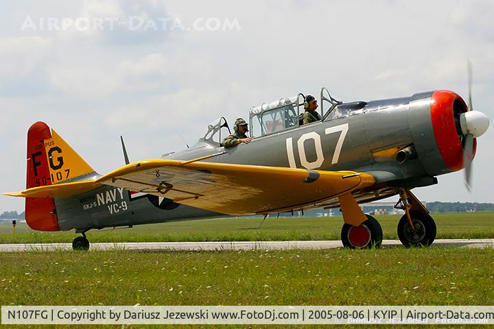 N107FG, 1944 North American AT-6D Texan C/N 121-41580, North American AT-6D Texan 