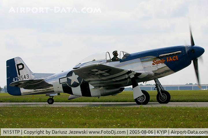 N151TP, 1944 North American P-51D Mustang C/N 122-40007, North American F-51D Mustang 