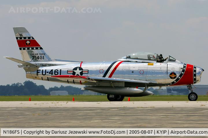 N186FS, 1956 Canadair CL-13B Sabre 6 C/N 1461, Canadair F-86E Mk.VI Sabre  C/N 1461 - Ed Shipley, N186FS