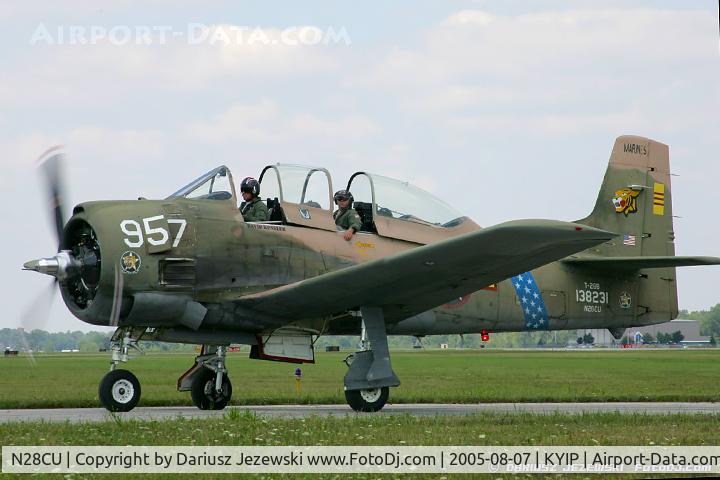 N28CU, 1956 North American T-28B C/N 200302, North American T-28B Trojan  C/N 200302, N28CU
