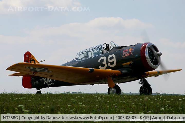 N3258G, North American AT-6D Texan C/N 43839, North American AT-6D Texan 