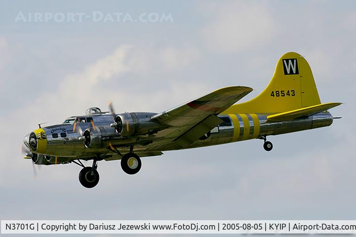 N3701G, 1944 Boeing B-17G Flying Fortress C/N 44-8543A, Boeing B-17G Flying Fortress 
