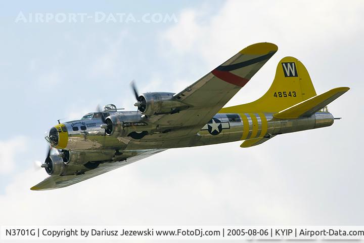N3701G, 1944 Boeing B-17G Flying Fortress C/N 44-8543A, Boeing B-17G Flying Fortress 