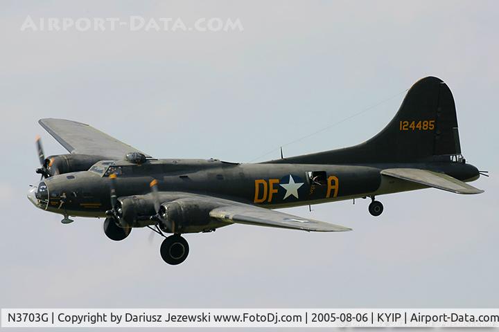 N3703G, 1945 Boeing B-17G Flying Fortress C/N 44-83546-A, Boeing B-17G Flying Fortress 