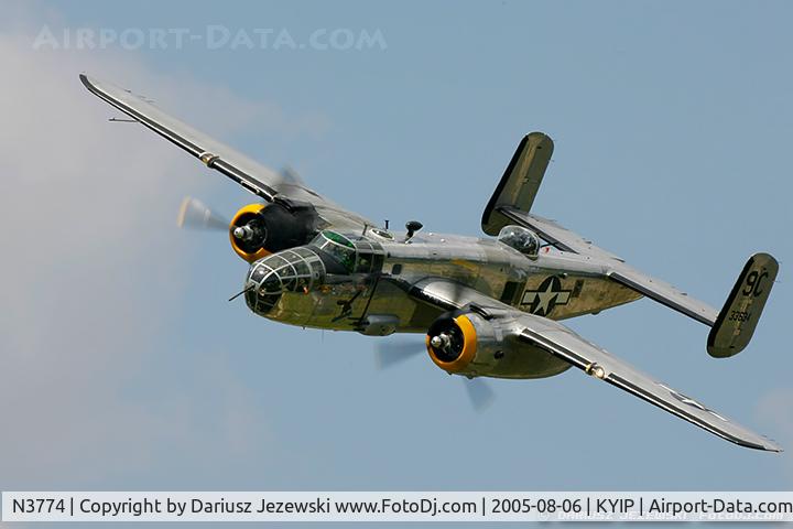 N3774, 1943 North American B-25D Mitchell C/N 100-23960, North American B-25D Mitchell 