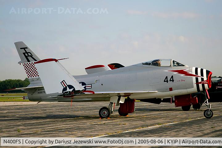 N400FS, 1958 North American AF-1E Fury C/N 244-83, North American FJ-4B Fury  C/N 143575 - Dr. Rich Sugden, N400FS