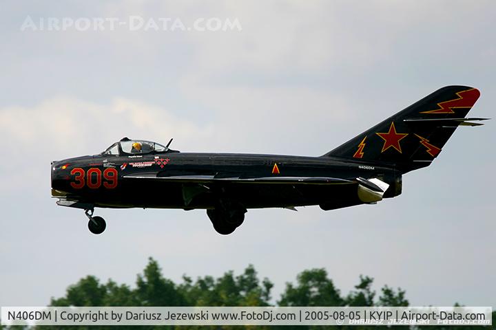 N406DM, 1957 Mikoyan-Gurevich MiG-17T C/N 0613, Mikoyan-Gurevich MIG-17T  C/N 613, N406DM