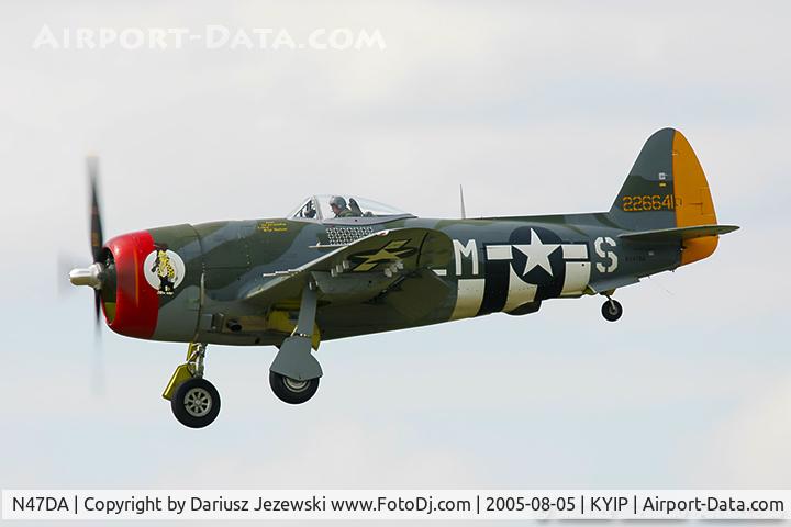 N47DA, 1944 Republic P-47D Thunderbolt C/N 399-55616, Republic P-47D Thunderbolt 