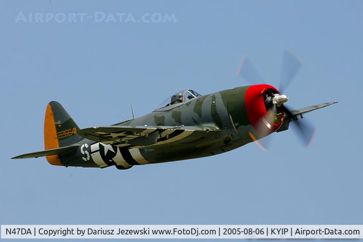 N47DA, 1944 Republic P-47D Thunderbolt C/N 399-55616, Republic P-47D Thunderbolt 