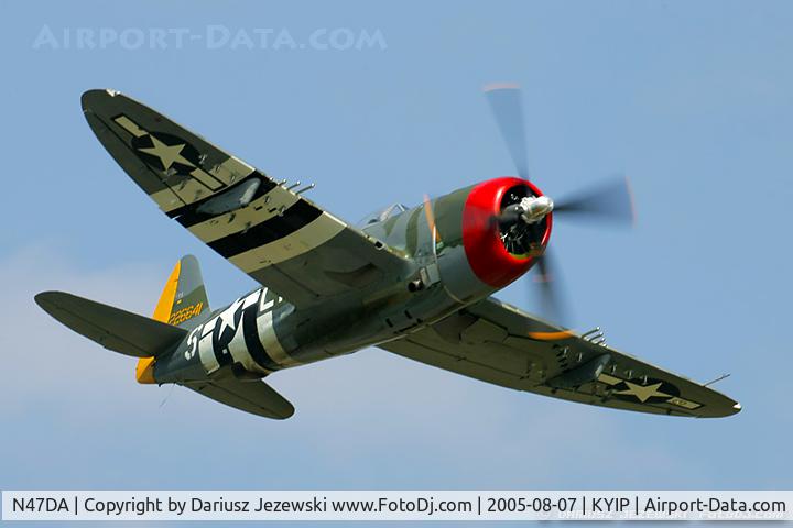 N47DA, 1944 Republic P-47D Thunderbolt C/N 399-55616, Republic P-47D Thunderbolt 