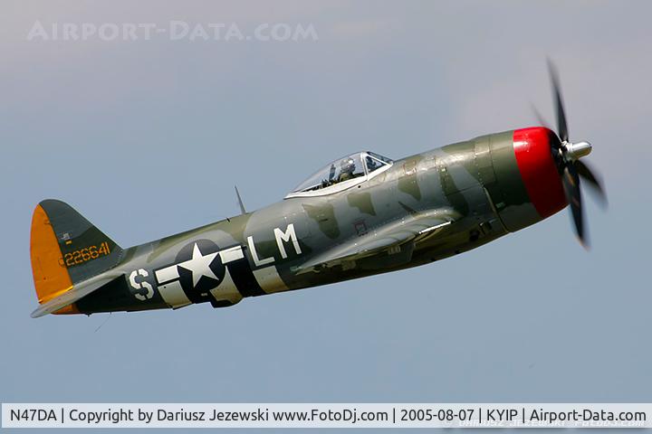 N47DA, 1944 Republic P-47D Thunderbolt C/N 399-55616, Republic P-47D Thunderbolt 