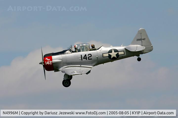 N4996M, 1944 North American AT-6D C/N 42-86142A, North American AT-6D Texan  