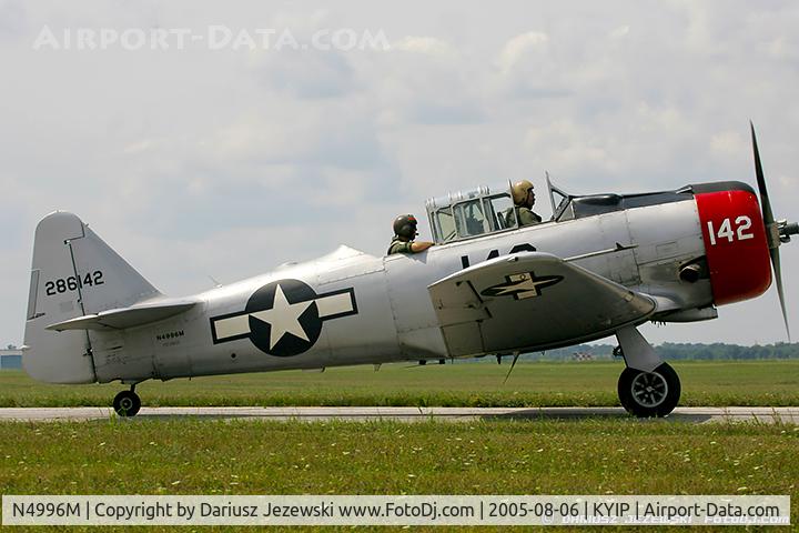 N4996M, 1944 North American AT-6D C/N 42-86142A, North American AT-6D Texan  