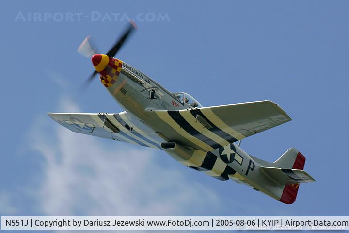 N551J, 1957 North American P-51D Mustang C/N 44-74230, North American P-51D Mustang 