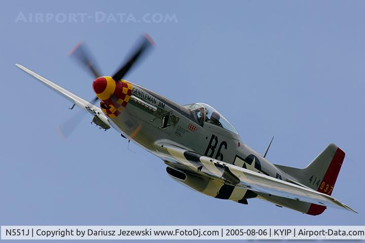 N551J, 1957 North American P-51D Mustang C/N 44-74230, North American P-51D Mustang 