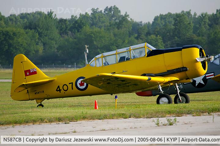 N587CB, 1991 Canadian Car & Foundry Harvard MK IV C/N CCF4-407, Canadian Car & Foundry Harvard Mk.IV  C/N CCF4-407, N587CB