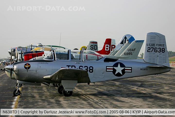 N638TD, 1953 Beech T-34A (A45) Mentor Mentor C/N G-286, Beech A45 (T-34A) Mentor  C/N G-286, N638TD