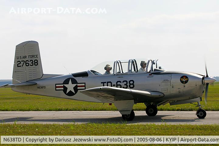 N638TD, 1953 Beech T-34A (A45) Mentor Mentor C/N G-286, Beech A45 (T-34A) Mentor  C/N G-286, N638TD