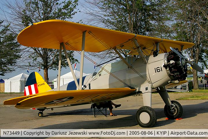 N73449, 1942 Boeing A75N1(PT17) C/N 75-3546, Boeing A75N1(PT17) Stearman  C/N 75-3546, N73449