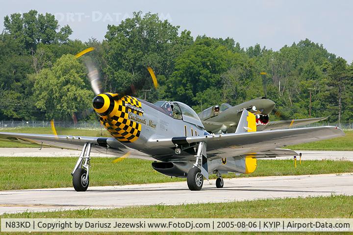 N83KD, 1944 North American F-51D Mustang C/N 44-84410, North American F-51D Mustang 