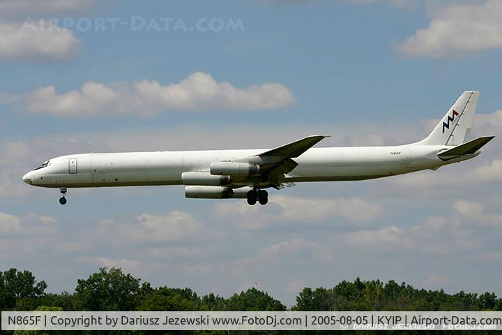 N865F, 1969 Douglas DC-8-63F C/N 46088, McDonnell Douglas DC-8-63CF - Murray Air  C/N 46088, N865F