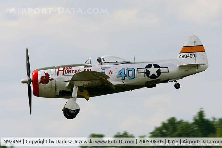 N9246B, 1944 Republic P-47D Thunderbolt C/N 339-55605, Republic P-47D Thunderbolt 