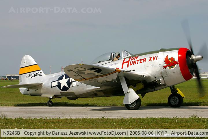 N9246B, 1944 Republic P-47D Thunderbolt C/N 339-55605, Republic P-47D Thunderbolt 