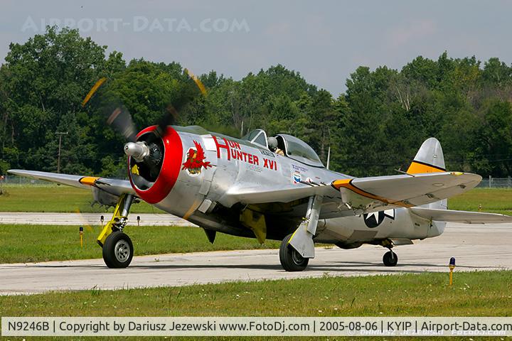 N9246B, 1944 Republic P-47D Thunderbolt C/N 339-55605, Republic P-47D Thunderbolt 
