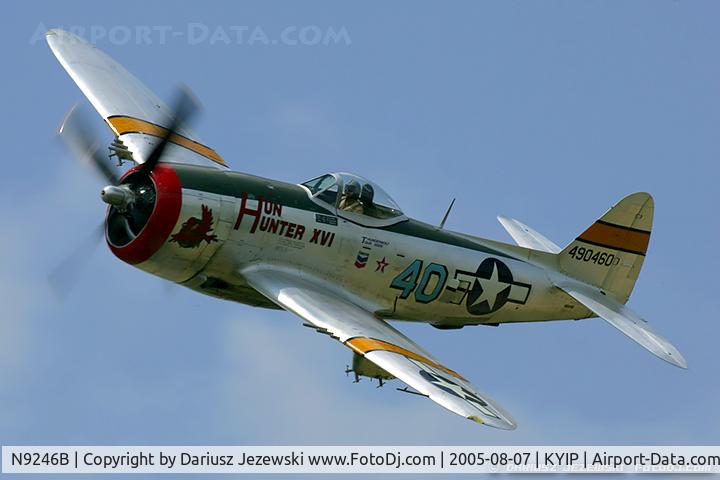 N9246B, 1944 Republic P-47D Thunderbolt C/N 339-55605, Republic P-47D Thunderbolt 