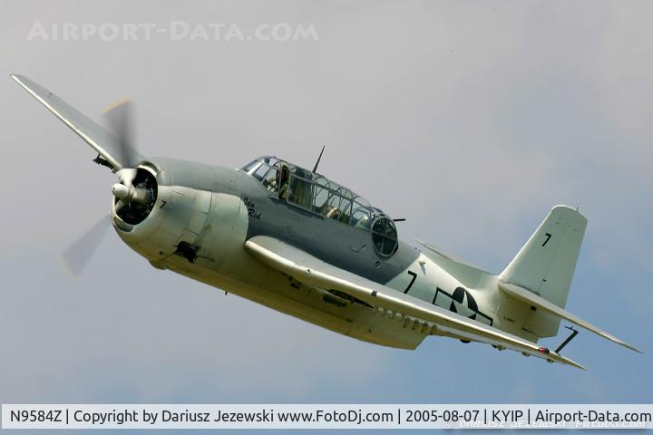 N9584Z, 1945 Grumman TBM-3E Avenger C/N 85882, Grumman TBM-3E Avenger 
