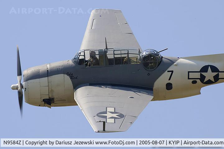 N9584Z, 1945 Grumman TBM-3E Avenger C/N 85882, Grumman TBM-3E Avenger 