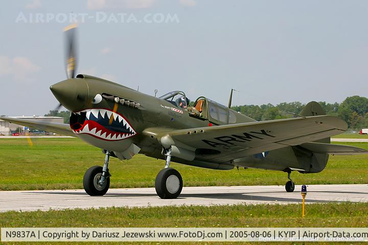 N9837A, 1944 Curtiss P-40N Warhawk C/N 33108, Curtiss P-40N Warhawk  C/N 33108, N9837A