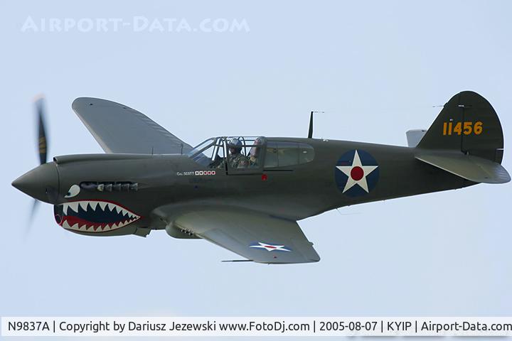 N9837A, 1944 Curtiss P-40N Warhawk C/N 33108, Curtiss P-40N Warhawk  C/N 33108, N9837A