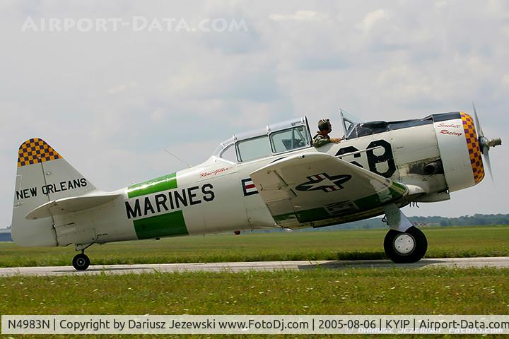 N4983N, 1957 North American AT-6D Texan C/N 121-42175 (44-81453), North American AT-6D Texan 