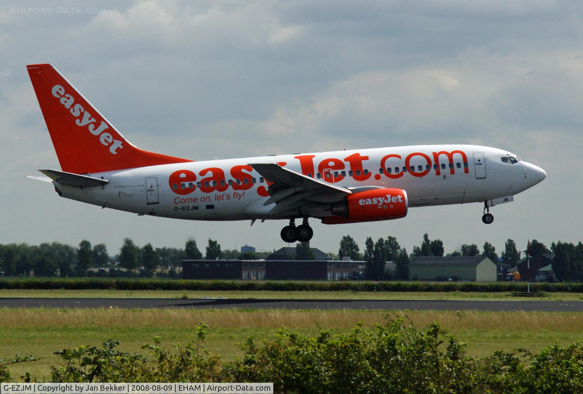 G-EZJM, 2002 Boeing 737-73V C/N 30248, Schiphol Amsterdam Polderbaan