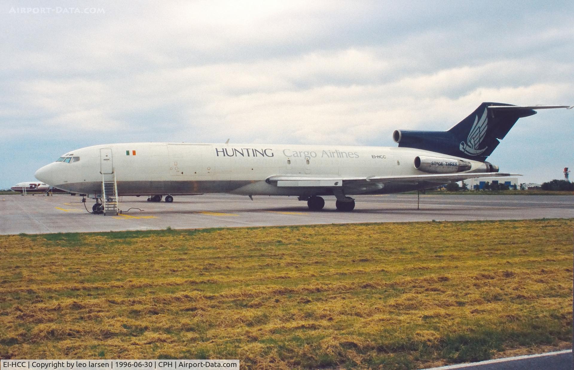 EI-HCC, 1968 Boeing 727-223 C/N 19480, Copenhagen 13.7.1996