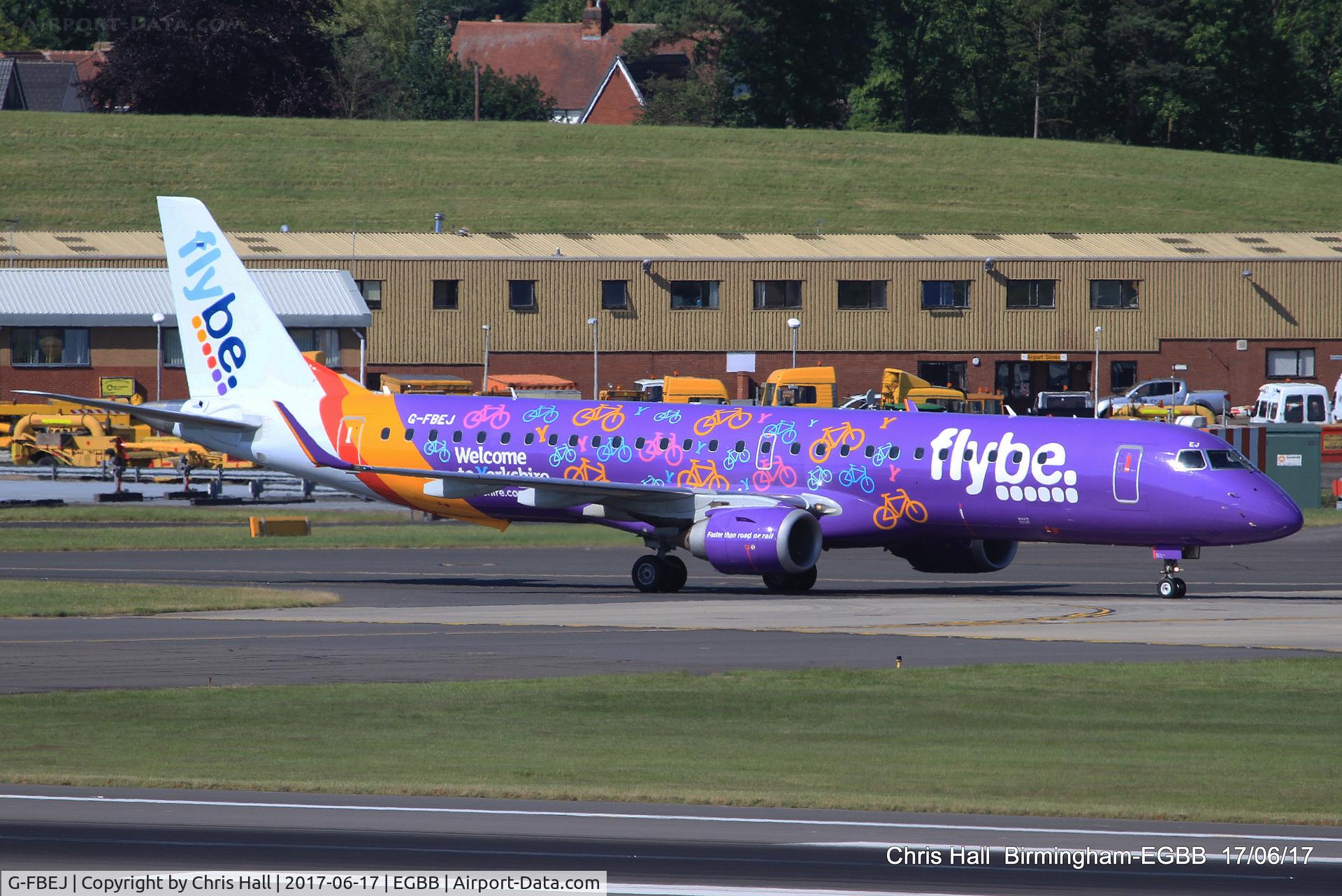 G-FBEJ, 2007 Embraer 195LR (ERJ-190-200LR) C/N 19000155, flybe