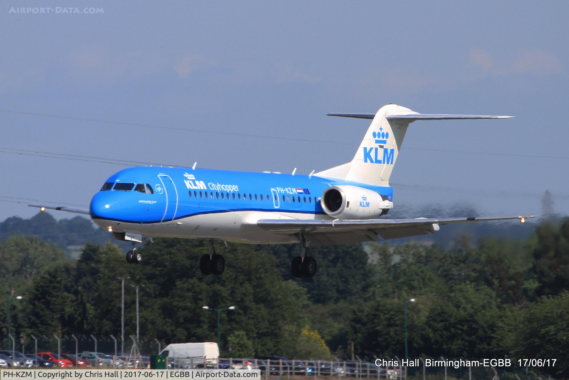 PH-KZM, 1995 Fokker 70 (F-28-0070) C/N 11561, KLM Cityhopper