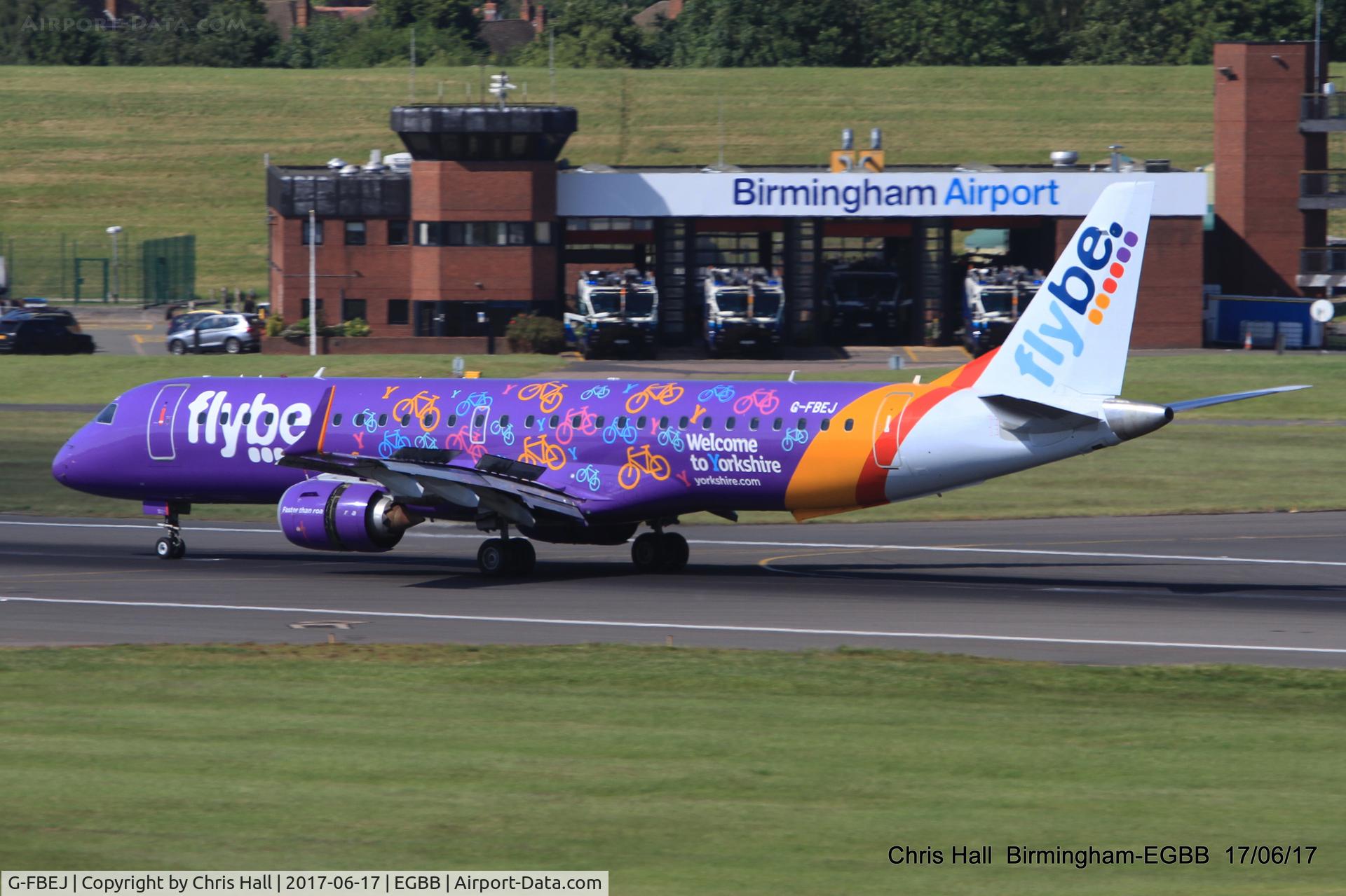 G-FBEJ, 2007 Embraer 195LR (ERJ-190-200LR) C/N 19000155, flybe