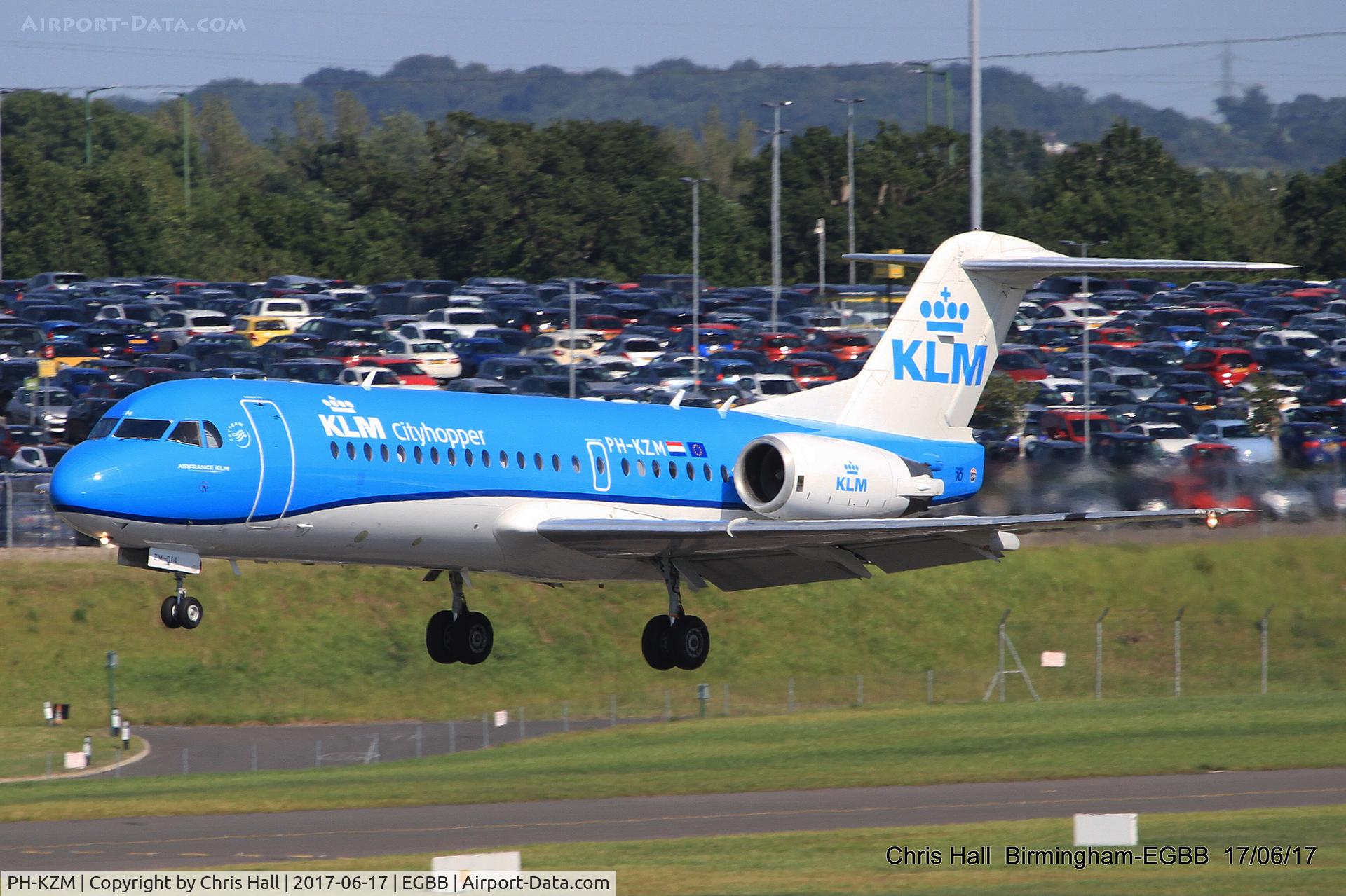 PH-KZM, 1995 Fokker 70 (F-28-0070) C/N 11561, KLM Cityhopper