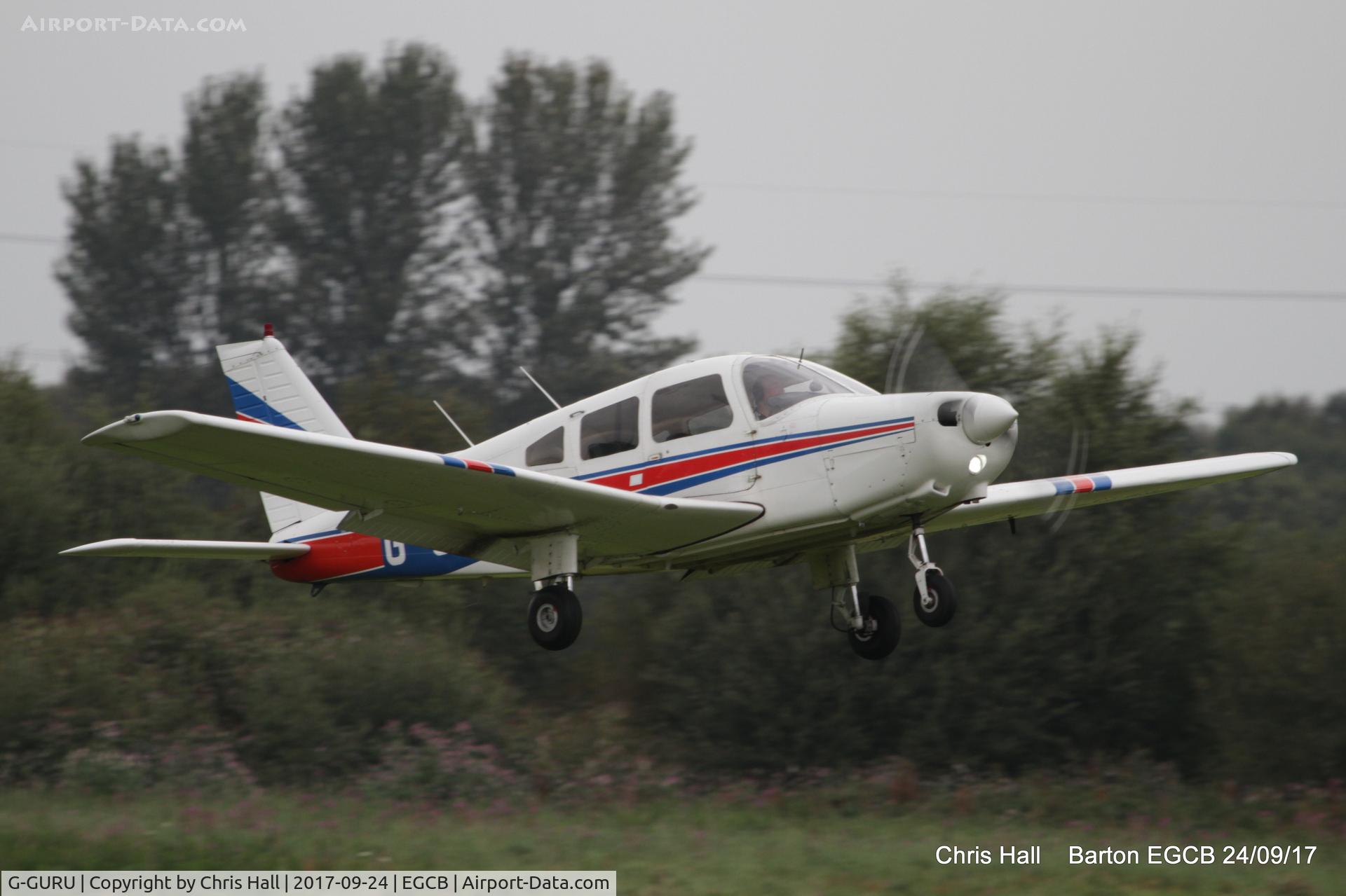 G-GURU, 1983 Piper PA-28-161 Cherokee Warrior II C/N 28-8316018, at Barton