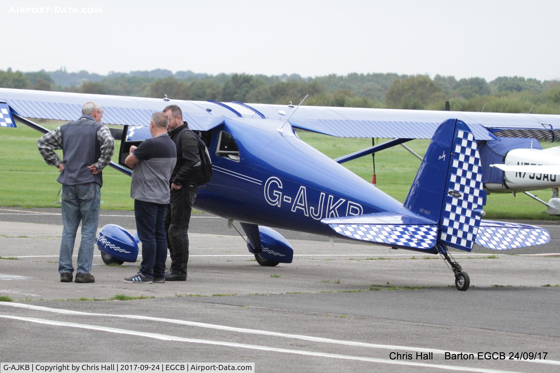 G-AJKB, 1946 Luscombe 8E Silvaire C/N 3058, at Barton
