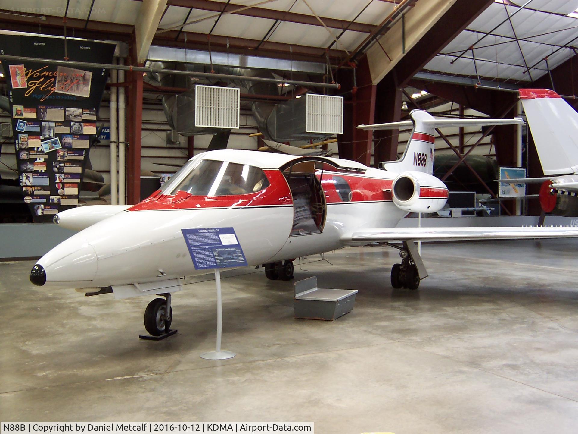 N88B, 1965 Learjet 23 C/N 23-015, Pima Air & Space Museum