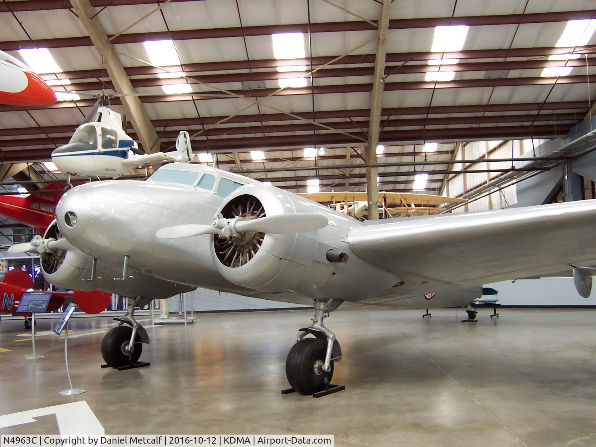 N4963C, 1934 Lockheed 10A Electra C/N 1011, Pima Air & Space Museum